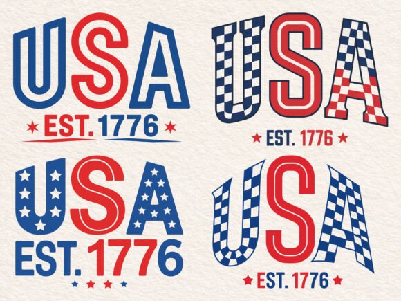 Checkered USA Est 1776 SVG Review