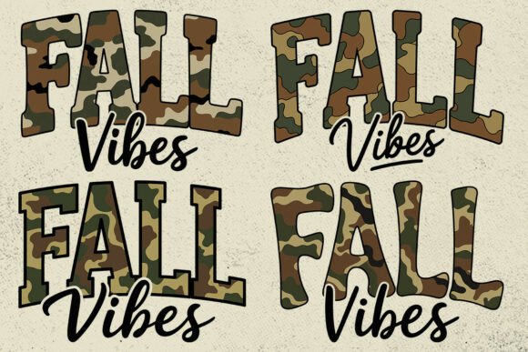 Retro Camo Fall Vibes Print Distressed Review