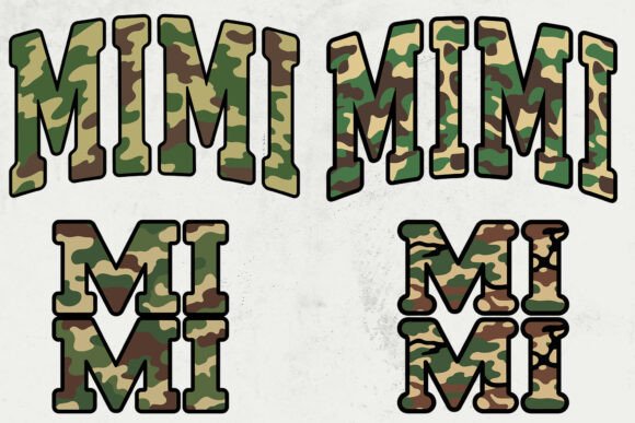 Retro Camo Mimi Design Distressed SVG Review