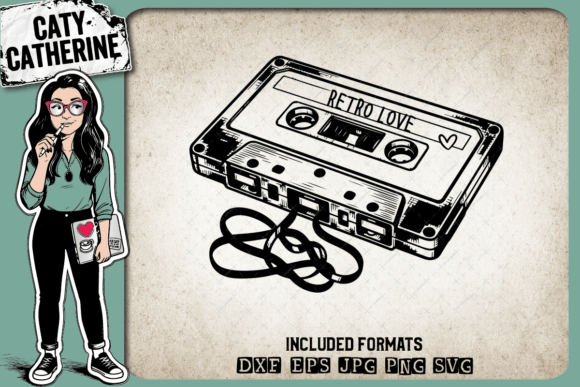 Retro Music Cassette Mix Tape Retro