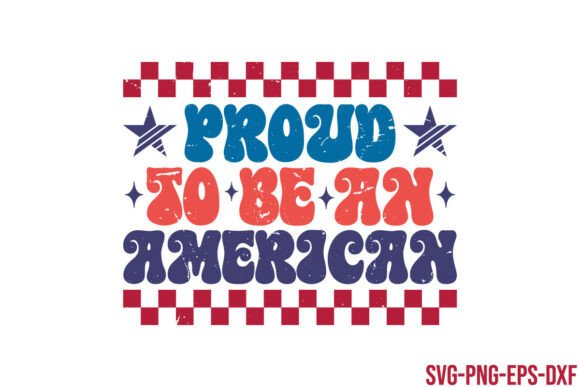 Retro Proud to Be an American SVG Review