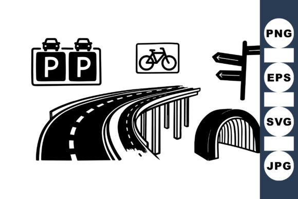 Retro Road and Traffic Signs Svg Review