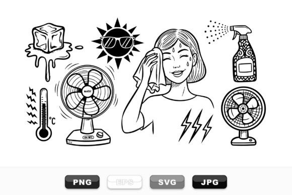 Retro Summer Heat Vector Set Review