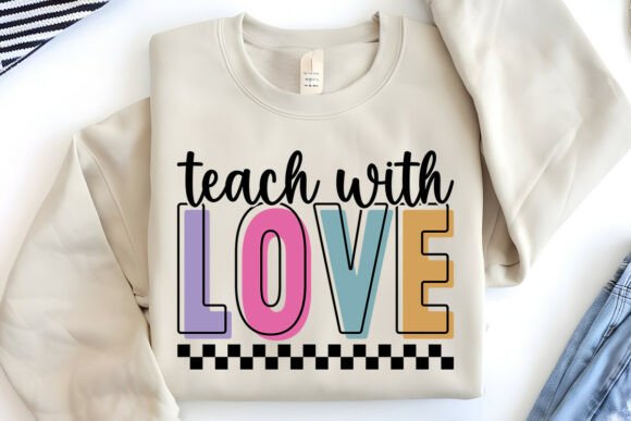 Retro Teach with Love Shirt SVG Review
