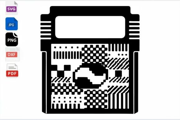 Retro TV Static Test Pattern SVG