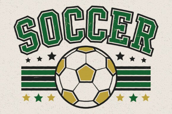 Retro Varsity Distressed Soccer Ball SVG Review