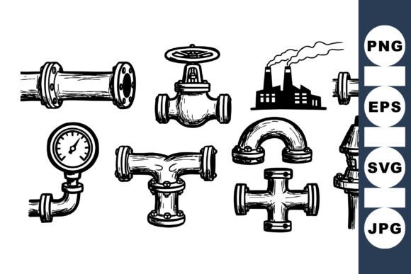 Vintage Pipe Illustration Set Review